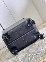LV Black Embossed Trolley Size 35x23x53cm - 5