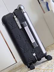 LV Black Embossed Trolley Size 35x23x53cm - 3