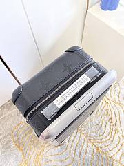 LV Black Embossed Trolley Size 35x23x53cm - 4