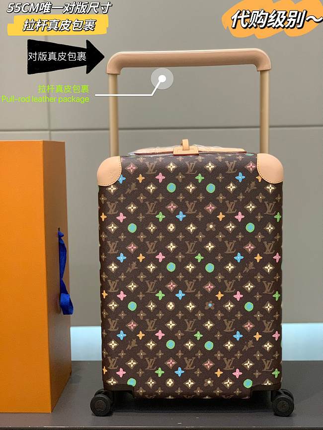 LV Horizon Four-wheeled Suitcase Size 38x55x21cm - 1
