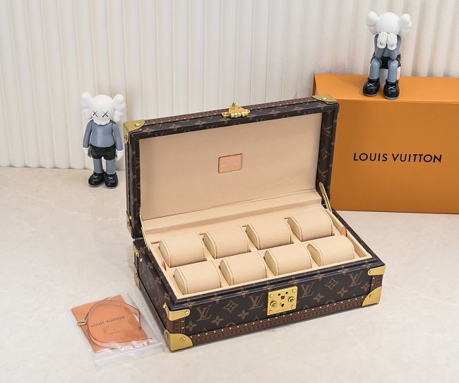 LV Coffret 8 Montres Watch Chest M4700B Size 35x20x13cm - 1