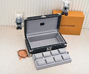 LV Coffret 8 Montres Watch Chest M4703B Size 35x20x13cm - 4