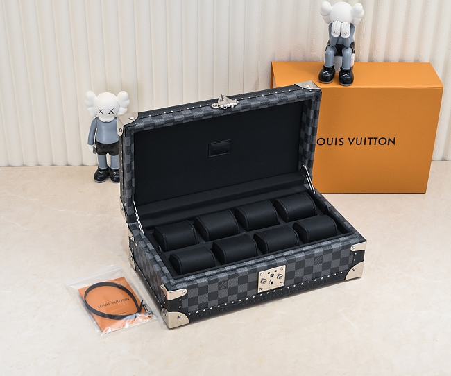 LV Coffret 8 Montres Watch Chest M4704B Size 35x20x13cm - 1
