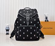 LV Montsouris Blason Denim Size 32x40x19cm - 6