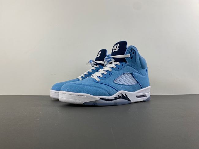 Air Jordan 5 Retro NCAA Pack Oklahoma Blue HQ7978-401 - 1