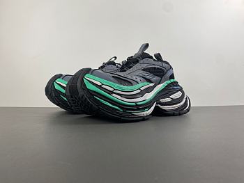Balenciaga Platform Reduced Dark Green Gray 821137 WPLTF 0312
