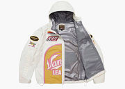 Supreme Vanson Leathers Shell Jacket White - 5