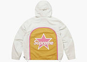 Supreme Vanson Leathers Shell Jacket White - 4