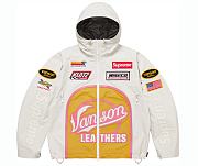 Supreme Vanson Leathers Shell Jacket White - 2