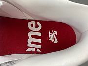 Nike SB Dunk Low Supreme 94 White Metallic Silver HQ8487-100 - 5