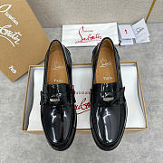Christian Louboutin Loafer MAD Black Glossy Men's LB2210 - 4