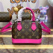 Louis Vuitton Nano Alma Pink Size 18x8x12cm - 1