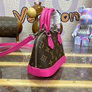 Louis Vuitton Nano Alma Pink Size 18x8x12cm - 6