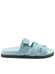 Hermes Chypre Sandals Blue HM13654  - 5