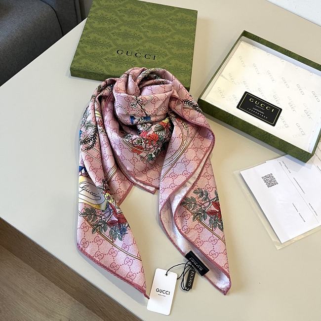 Gucci Scarf Code GG2253 Size 90x90cm - 1