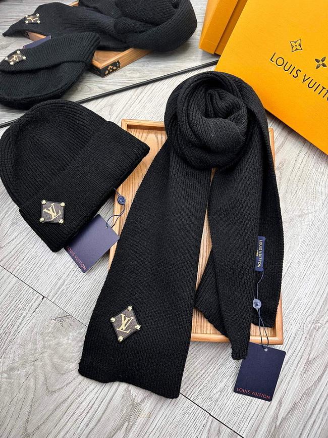 LV Scarf & Beanie Combo (2 items) LV1840-07 - 1