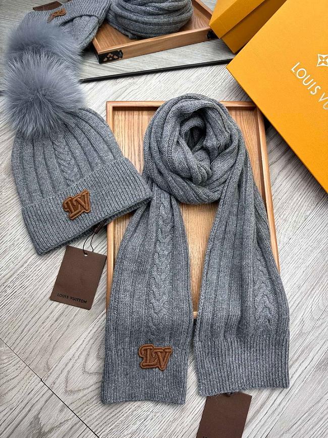 LV Scarf & Beanie Combo (2 items) LV1843-01 - 1