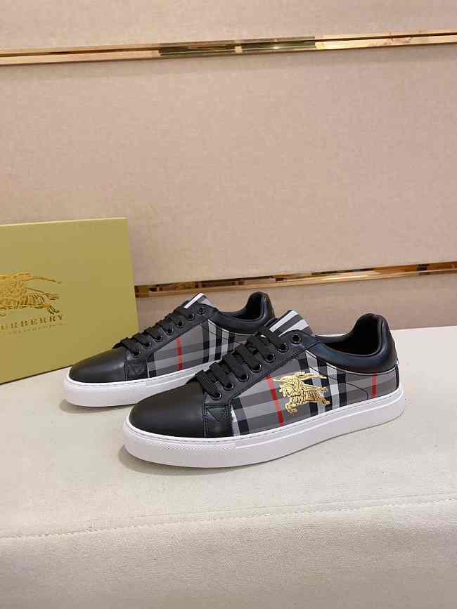 Burberry Leather Sneakers with Logo B0232 - 1