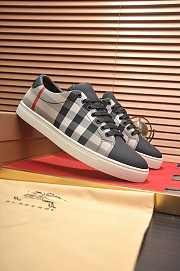 Burberry Suede And House Sneaker B0055 - 4
