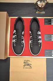 Burberry Suede And House Sneaker B0056 - 4