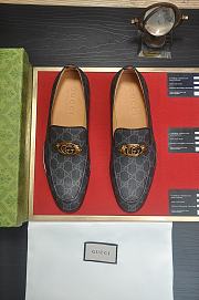 Gucci Paride Horsebit Loafers Monogram GG0213 - 4