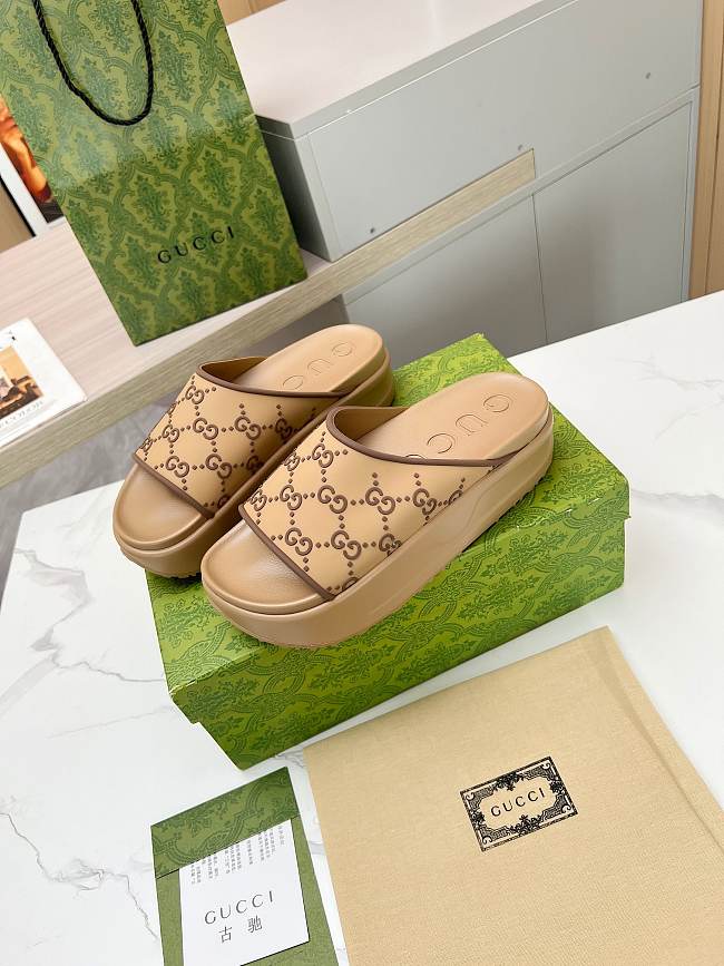 Gucci Slippers Platform GG5419 - 1