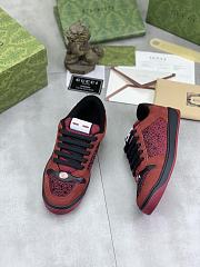 Gucci Suede and Rhinestone Sneakers GG3666 - 4