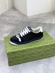 Gucci Suede and Rhinestone Sneakers GG3667 - 1