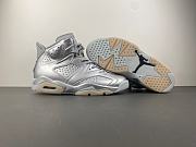 Air Jordan 6 Retro PSG Paris Saint-Germain Silver IQ5135-001 - 6