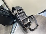 Givenchy Men's Camera Leather Logo G0014 Size 24x15x10cm - 6