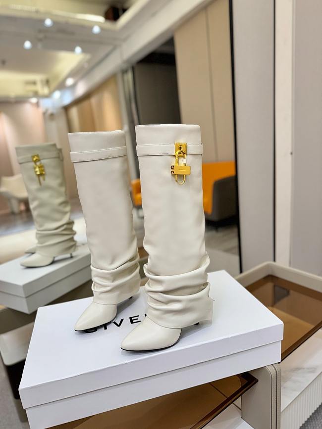 Givenchy Shark Lock High Boots Code GV5515 - 1