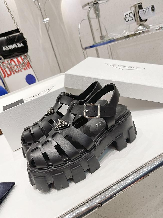Prada Rubber Monolith Sandals PR6621 - 1