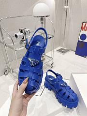 Prada Rubber Monolith Sandals PR6624 - 5