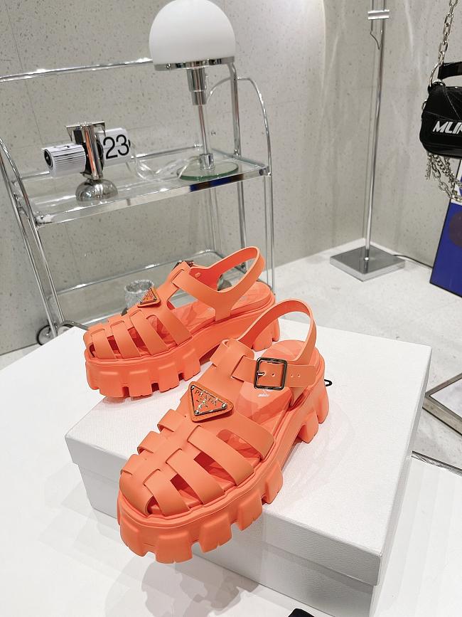 Prada Rubber Monolith Sandals PR6625 - 1
