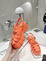 Prada Rubber Monolith Sandals PR6625 - 5