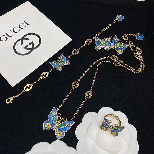 Gucci Necklace Combo (4 items) GG3360 - 1