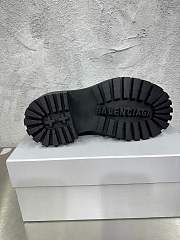 Balenciaga Stomper Leather Boots Black - 5