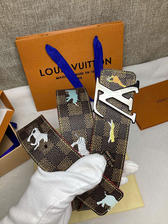 LV x The Darjeling Reversible Belt Brown - 1