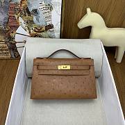 Hermès Clutch Evening Bag HM2008 Size 22cm - 4