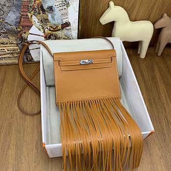 Hermès Kelly Danse Anate Bag HM0410 Size 22x17x6cm