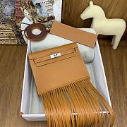 Hermès Kelly Danse Anate Bag HM0410 Size 22x17x6cm - 4