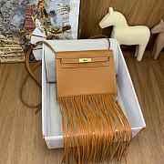 Hermès Kelly Danse Anate Bag HM0412 Size 22x17x6cm - 5