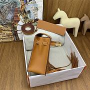 Hermès Kelly Danse Anate Bag HM0412 Size 22x17x6cm - 6