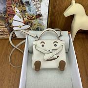 Hermès Kelly Doll Mascot Bag HM0052 Size 16x13x5cm - 4