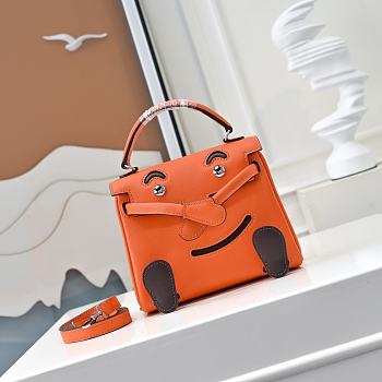 Hermès Kelly Doll Mascot Bag HM0057 Size 16x13x5cm