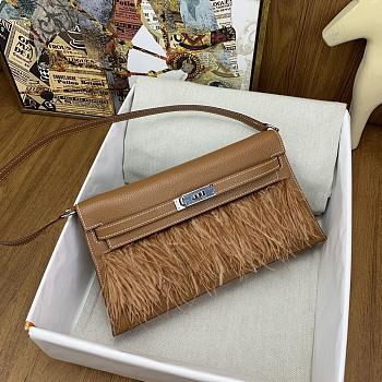 Hermès Kelly Elan Foile Bag HM7008 Size 27x15x3cm