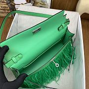 Hermès Kelly Elan Foile Bag HM7009 Size 27x15x3cm - 5