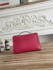 Hermès Kelly Pochette Crocodile HM0090 Size 21x12x6cm - 6