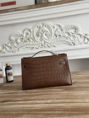 Hermès Kelly Pochette Crocodile HM0091 Size 21x12x6cm - 3