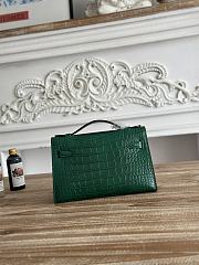 Hermès Kelly Pochette Crocodile HM0093 Size 21x12x6cm - 4